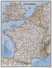 immagine di mappa murale mappa murale Francia