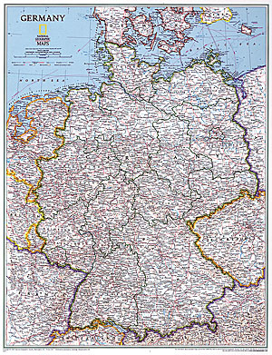 immagine di mappa murale mappa murale Germania