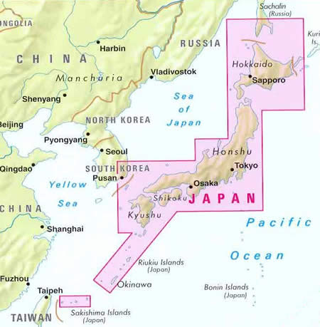 immagine di mappa stradale mappa stradale Giappone - Japan