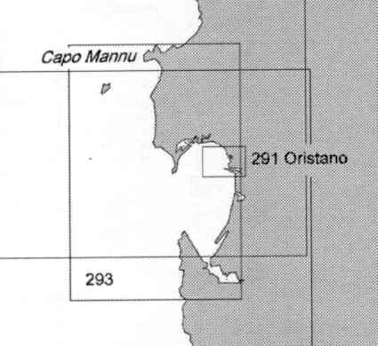 immagine di carta nautica carta nautica 293 - Golfo di Oristano