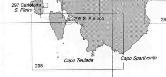 immagine di carta nautica carta nautica 298 - Golfo di Palmas
