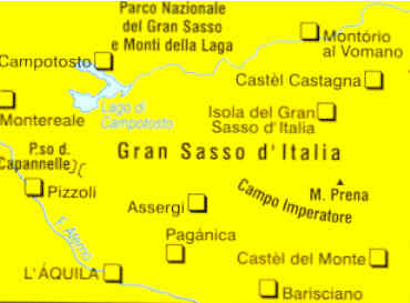 immagine di mappa topografica mappa topografica 669 - Gran Sasso d' Italia, L' Aquila