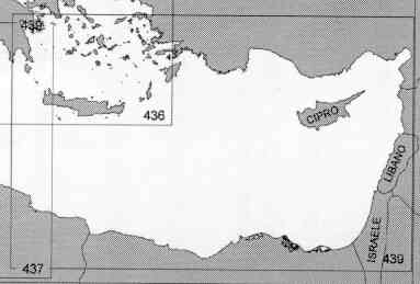 immagine di carta nautica carta nautica 439 INT 308 - Da Iskenderun a Derna