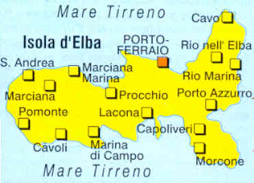immagine di mappa topografica mappa topografica n.650 - Isola d' Elba