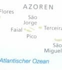 immagine di mappa stradale mappa stradale Isole delle Azzorre - con Flores, Sao Jorge, Faial, Pico, Terceira, Sao Miguel, Graciosa, Corvo, Santa Maria - mappa impermeabile e antistrappo - edizione 2020