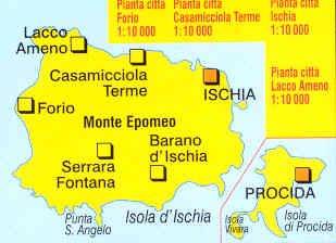 immagine di mappa topografica mappa topografica n.680 - Isole d' Ischia e Procida