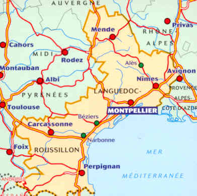 immagine di mappa stradale regionale mappa stradale regionale 526 - Languedoc-Roussillon / Linguadoca-Roussillon - regione Francia (nuova ed.)