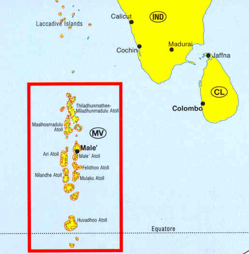 immagine di mappa stradale mappa stradale Maldive
