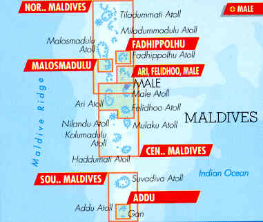 immagine di mappa stradale mappa stradale Maldives / isole Maldive