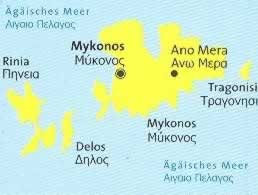 immagine di mappa topografica mappa topografica n.249 - Mykonos, Delos, Rinia, Tragonisi (isole della Grecia) - mappa escursionistica, con spiagge, percorsi per il trekking, luoghi panoramici e parchi naturali - compatibile con GPS - nuova edizione