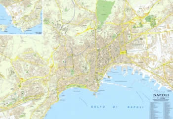 immagine di mappa di città mappa di città Napoli - mappa di città - edizione 2022