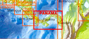immagine di mappa stradale mappa stradale Panama / Panamà - mappa plastificata - nuova edizione