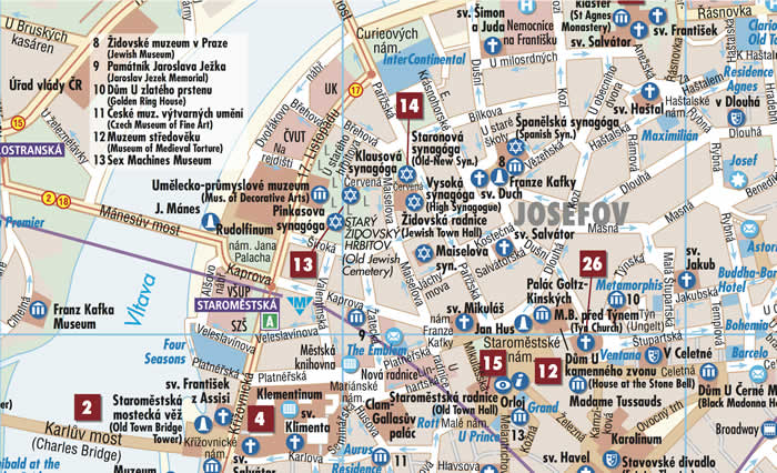 immagine di mappa di città mappa di città Praga - mappa della città plastificata, impermeabile, scrivibile e anti-strappo - dettagliata e facile da leggere, con trasporti pubblici, attrazioni e luoghi di interesse - nuova edizione