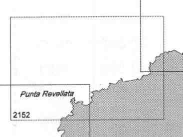 immagine di carta nautica carta nautica 2152 - Da Punta di L' Acciolu a Capo Cavallo