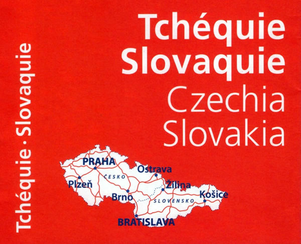 immagine di mappa stradale mappa stradale Repubblica Ceca, Repubblica Slovacca - mappa stradale Michelin n.731 - con Praga, Brno, Plzen, Bratislava, Košice - nuova edizione