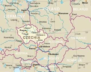 immagine di mappa stradale mappa stradale Repubblica Ceca - mappa stradale, impermeabile e antistrappo - con luoghi panoramici, distanze stradali, indice delle località - nuova edizione