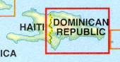immagine di mappa stradale mappa stradale Repubblica Dominicana