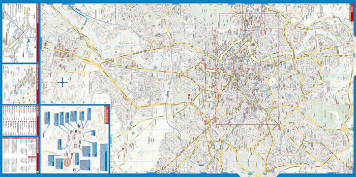 immagine di mappa di città mappa di città Roma - mappa della città plastificata, impermeabile, scrivibile e anti-strappo - dettagliata e facile da leggere, con trasporti pubblici, attrazioni e luoghi di interesse - nuova edizione