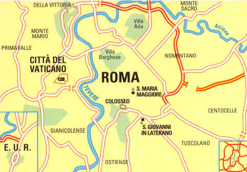 immagine di mappa di città mappa di città 2038 - Roma con spirale