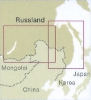 immagine di mappa stradale mappa stradale Russia sud-orientale - dal lago Bajkal/Baikal a Vladivostok - mappa impermeabile e antistrappo - nuova edizione