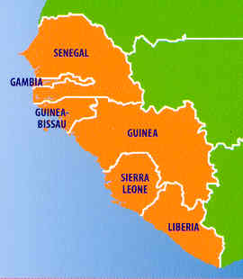 immagine di guida turistica guida turistica Senegal, Capo Verde, Gambia, Guinea, Guinea-Bissau, Sierra Leone, Liberia