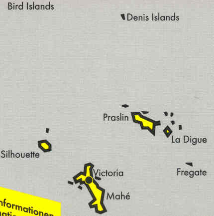 immagine di mappa stradale mappa stradale Seychelles