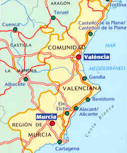 immagine di mappa stradale mappa stradale n.577 - Spagna - Comunidad Valenciana, Murcia - nuova edizione