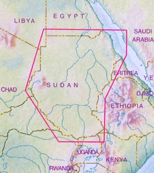 immagine di mappa stradale mappa stradale Sudan - con Omdurman, Khartum, Al Khartum Bahrī, Nyala, Port Sudan, Cassala, Al Ubayyid, Kusti, Wad Madani, Al Qadarif, Al-Fashir, ad-Du'ain, Al-Damazin, Geneina, Rabak, al-Managil, Sennar, an-Nahud, Ad Damir, Atbara, ad-Duwaim, Kaduqli, New Halfa, Umm Rawaba, Shendi, Sindscha - nuova edizione