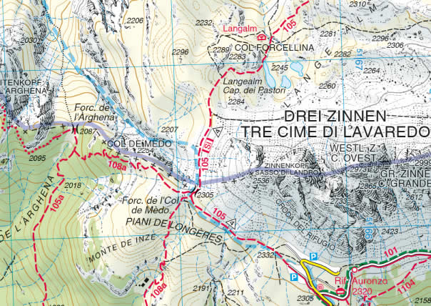 immagine di mappa topografica mappa topografica n.032 - Valle di Anterselva, Valle di Casies / Antholzer Tal, Gsieser Tal - Vedrette di Ries, Anterselva, S. Maddalena, Rasun, Tesido, Corno Alto, M. Ripa, Perca, Monguelfo, Valle di S. Silvestro - con reticolo UTM compatibile con GPS - impermeabile, antistrappo, plastic-free, eco-friendly - nuova edizione