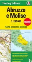 mappa stradale regionale Abruzzo e Molise - mappa plastificata