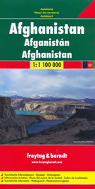 mappa Afghanistan Kabul, Qandahar/Kandahar, Baghlan, Mazar i Sharif, Meymaneh, Herat, Farah, Lashkar Gah, Gardez stradale