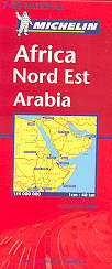 mappa stradale 745 - Africa Nord-Est, Arabia