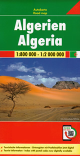 mappa Algeria con Algeri, Orano, Costantina, Annaba, Batna, Blida, Sétif, Chlef, Djelfa, Sidi bel Abbès
