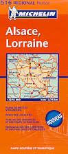 mappa stradale regionale 516 - Alsace, Lorraine / Alsazia, Lorena (nuova ed.)
