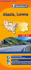 mappa stradale n. 516 - Alsazia, Lorena - ultima edizione