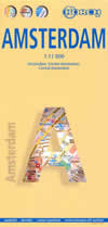 mappa di città Amsterdam - mappa plastificata - nuova edizione