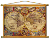 mappa Mappa Antica 136 x 101 cm - D3234