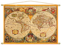 mappa Mappa Antica 71 x 50 cm - D3182