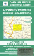 mappa n.14 Appennino Parmense Reggiano e Alta Lunigiana con passi del Cirone, Lagastrello, Cerreto, Monchio, Bagnone