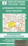 mappa n.22 Appennino Pistoiese e Monti Pesciatini, con Pistoia, Piteglio, Marliana, Pescia, Massa Cozzile, Collodi, Montecatini