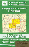 mappa topografica 21/22 - Appennino Toscoemiliano, Montecatini, Pescia, Cutigliano