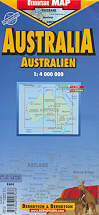mappa stradale Australia / Australien plastificata