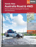 atlante Australia Queensland, New South Wales, Victoria, Tasmania, and Western Australia, Northern Territory atlante stradale a spirale con pratico formato 19 x 25 cm piste per 4WD, stazioni di servizio, aree sosta, campeggi, luoghi interesse