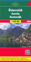 mappa stradale Austria / Österreich, Slovenia, Monaco e la Baviera, Italia Nord-Est (con Milano, Bolzano, Trento, Udine, Trieste, Venezia), Svizzera Est (con Zurigo, Chur, St. Moritz) - con Vienna, St. Pölten, Linz/Lienz, Salisburgo (Salzburg), Innsbruck, Bregenz, Klagenfurt, Graz, Eisenstadt, Wels, Villaco (Villach) - edizione 2015