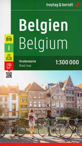 mappa Belgio stradale con Bruxelles, Gent, Brugge, Antwerpen, Maastricht, Liege, Charleroi, Aachen 2024