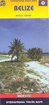 mappa stradale Belize