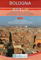 mappa stradale provinciale Bologna - mappa della provincia - EDIZIONE 2024