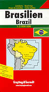 mappa stradale Brasile  Brazil  Brasilien  Brasil  Bresil - edizione 2017