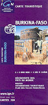 mappa stradale Burkina Faso