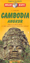 mappa stradale Cambogia / Cambodia e Angkor